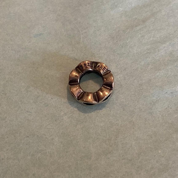 Retired Pandora Open Sky Infinity Mini Spacer Silver Charm - Picture 3 of 11